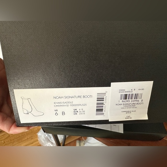 NIB - COACH Noah Bootie In Signature Canvas - size 6 US - Picture 12 of 16